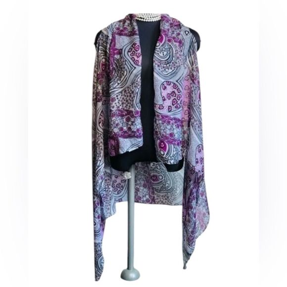 Accents By Lavello Convertible Scarf to Wear Vest - Picture 2 of 6